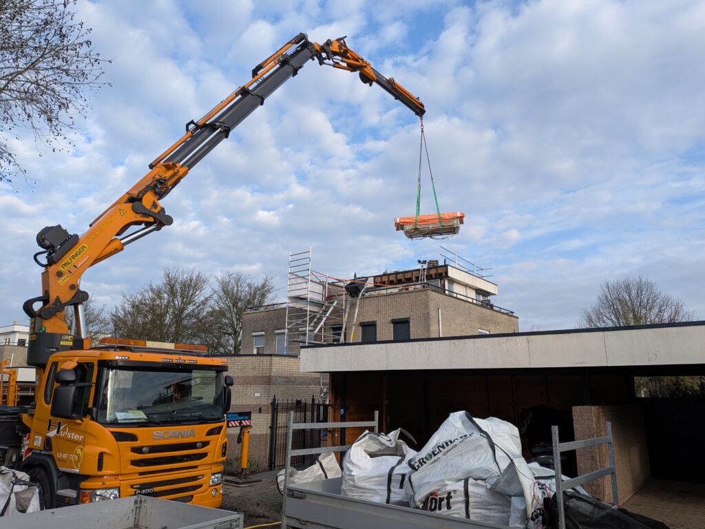 Prefab delen opbouw Hoofddorp